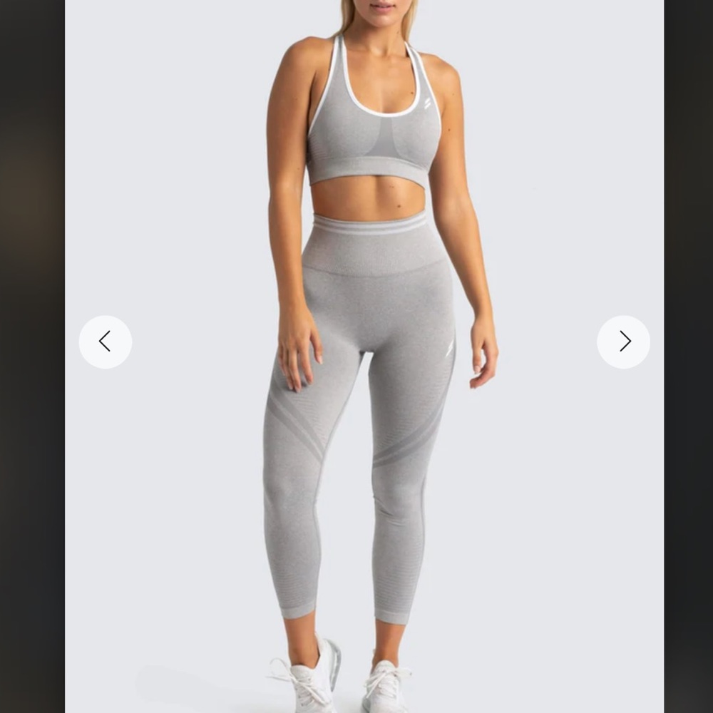 DYE Scrunch Seamless Leggings - Grey Marl